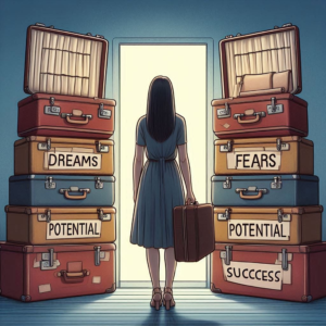A-woman-standing-in-front-of-several-suitcases-each-labeled-with-different-aspects-like-Drea.png